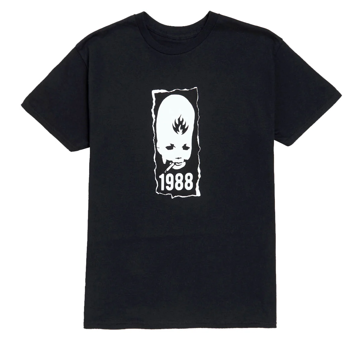 Black Label Thumbhead Torn T-Shirt - Black