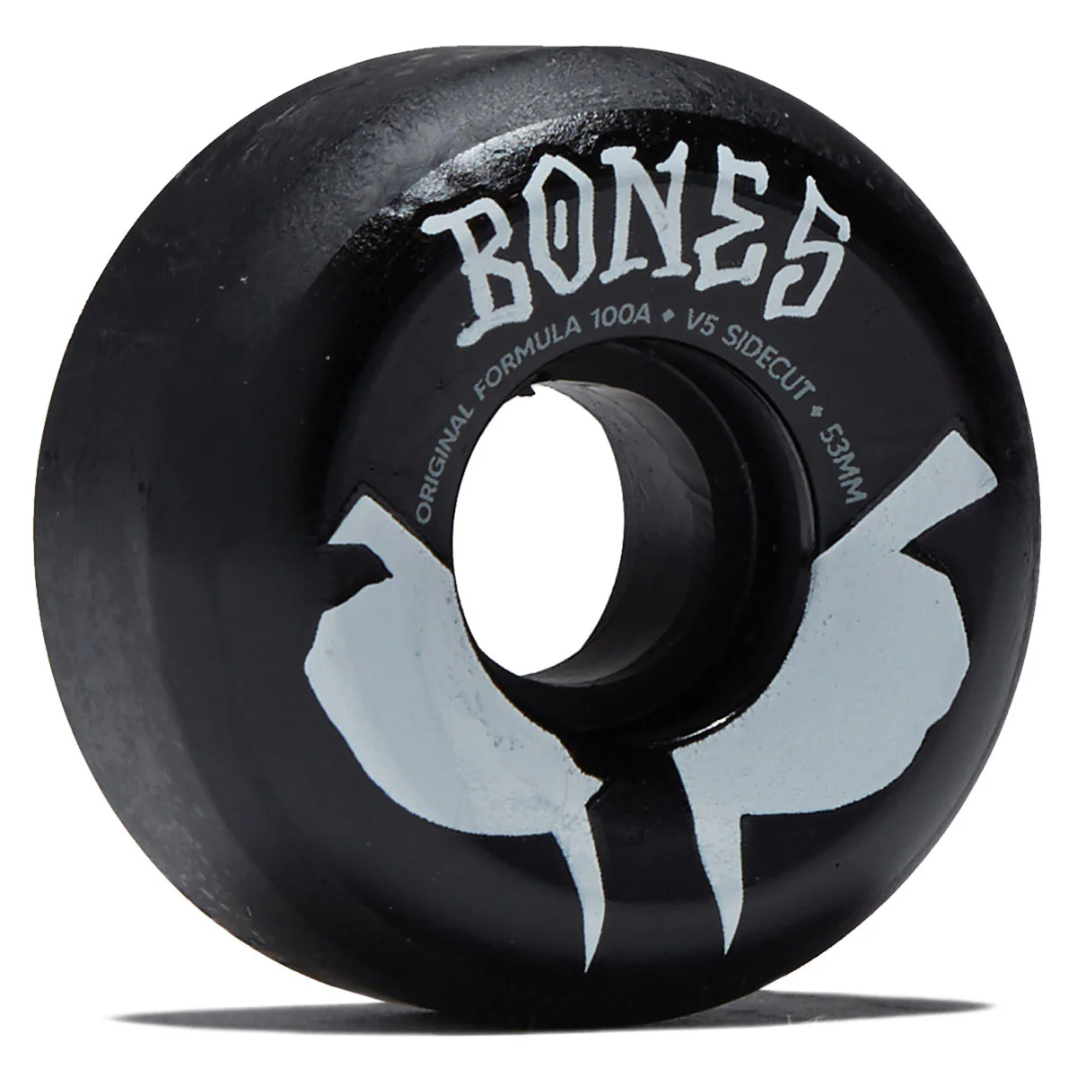 Bones 100s Sidecuts 100a V5 Sidecut Skateboard Wheels - Black 2026 - 53mm
