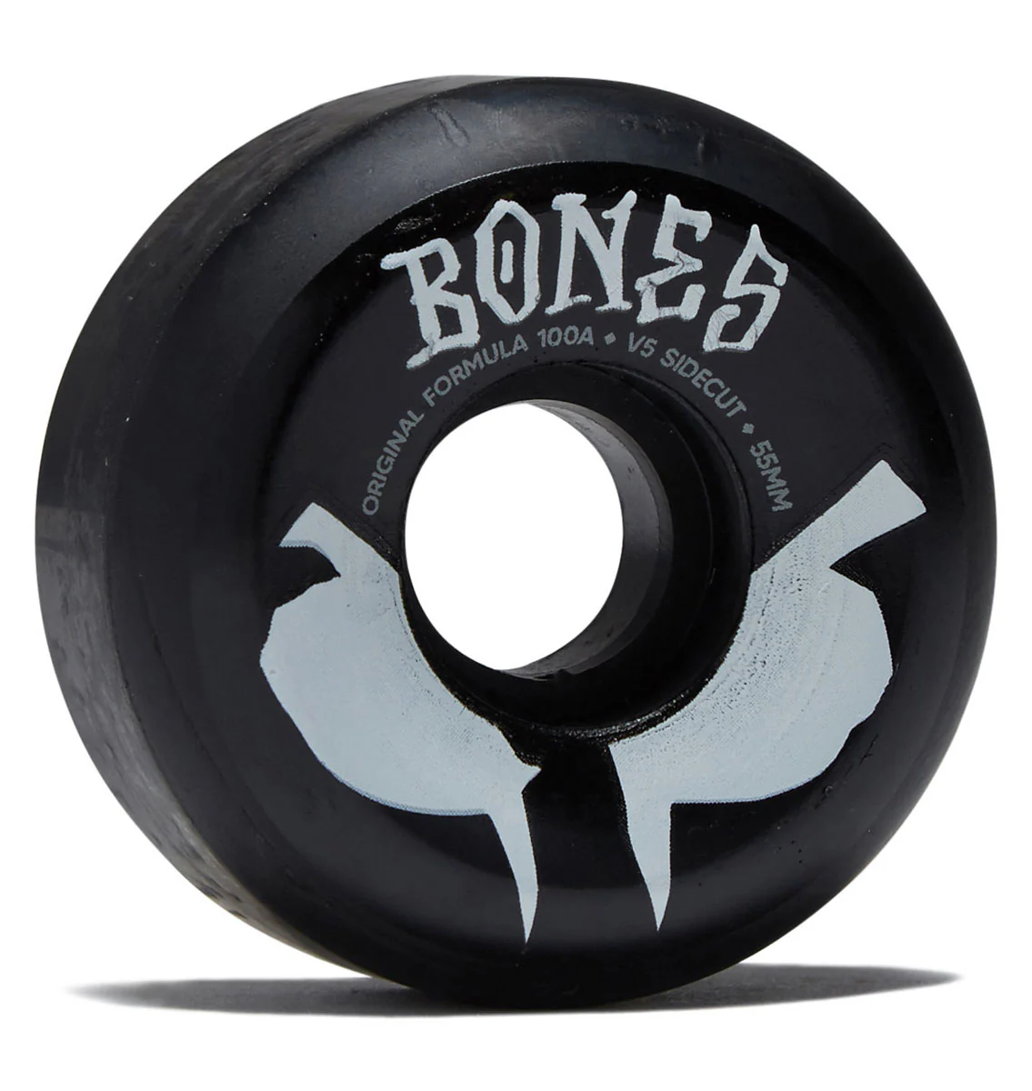 Bones 100s Sidecuts 100a V5 Sidecut Skateboard Wheels - Black 2026 - 55mm