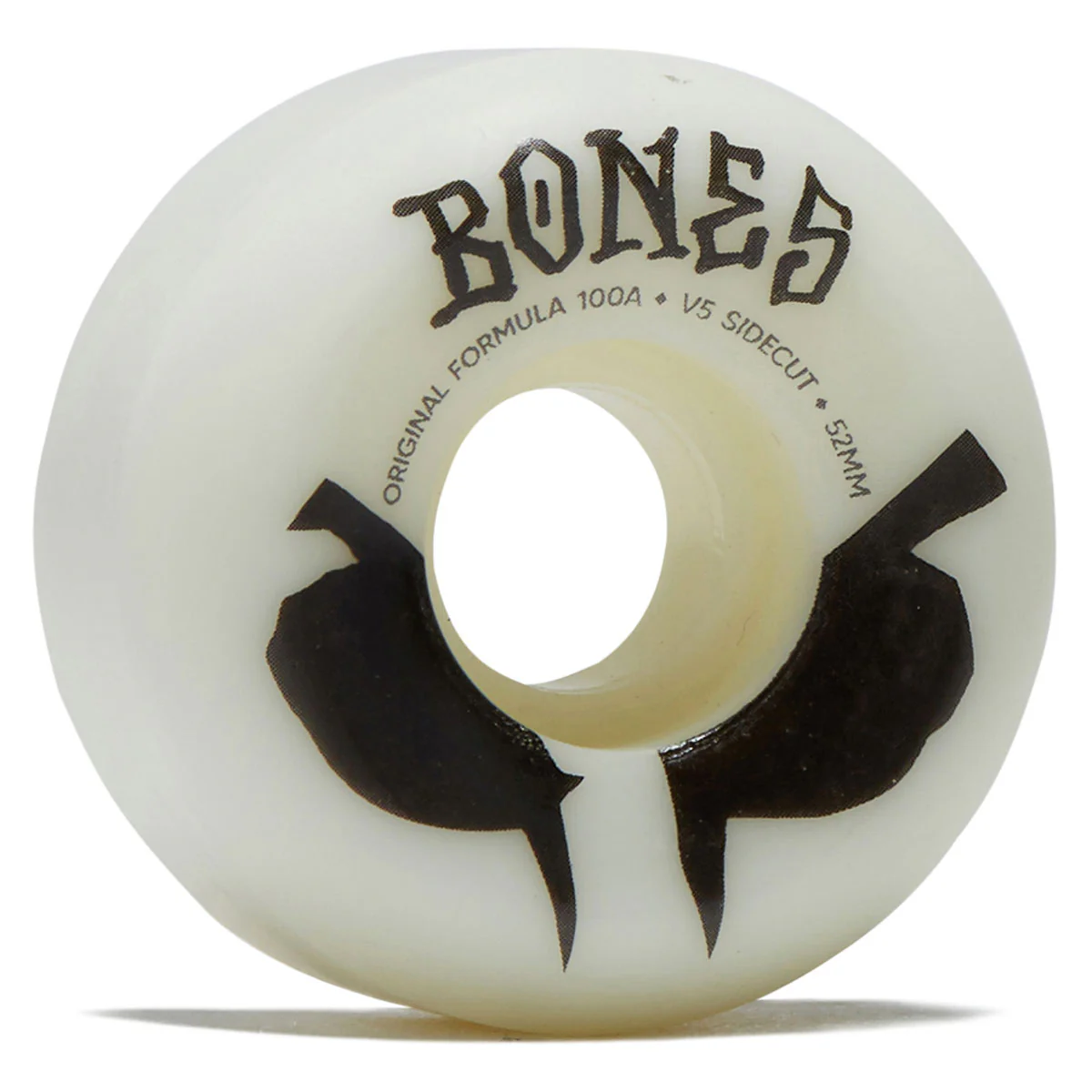 Bones 100s Sidecuts 100a V5 Sidecut Skateboard Wheels - White 2026 - 52mm
