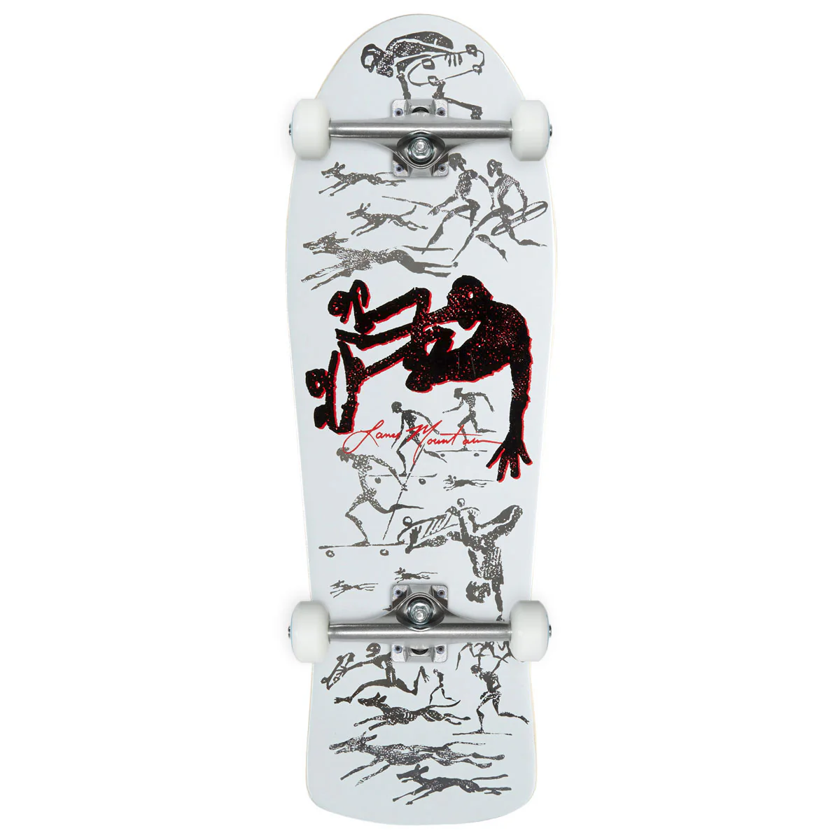 Bones Brigade Lance Mountain Series 17 Skateboard Complete - White - 9.94"
