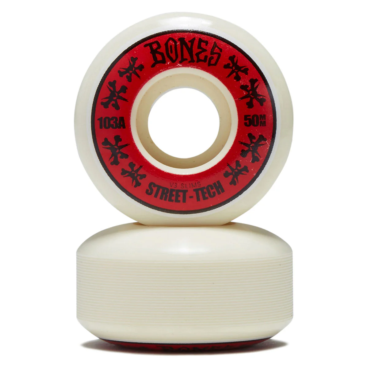 Bones STF Slims 103a V3 Slim Skateboard Wheels - 50mm - Image 2