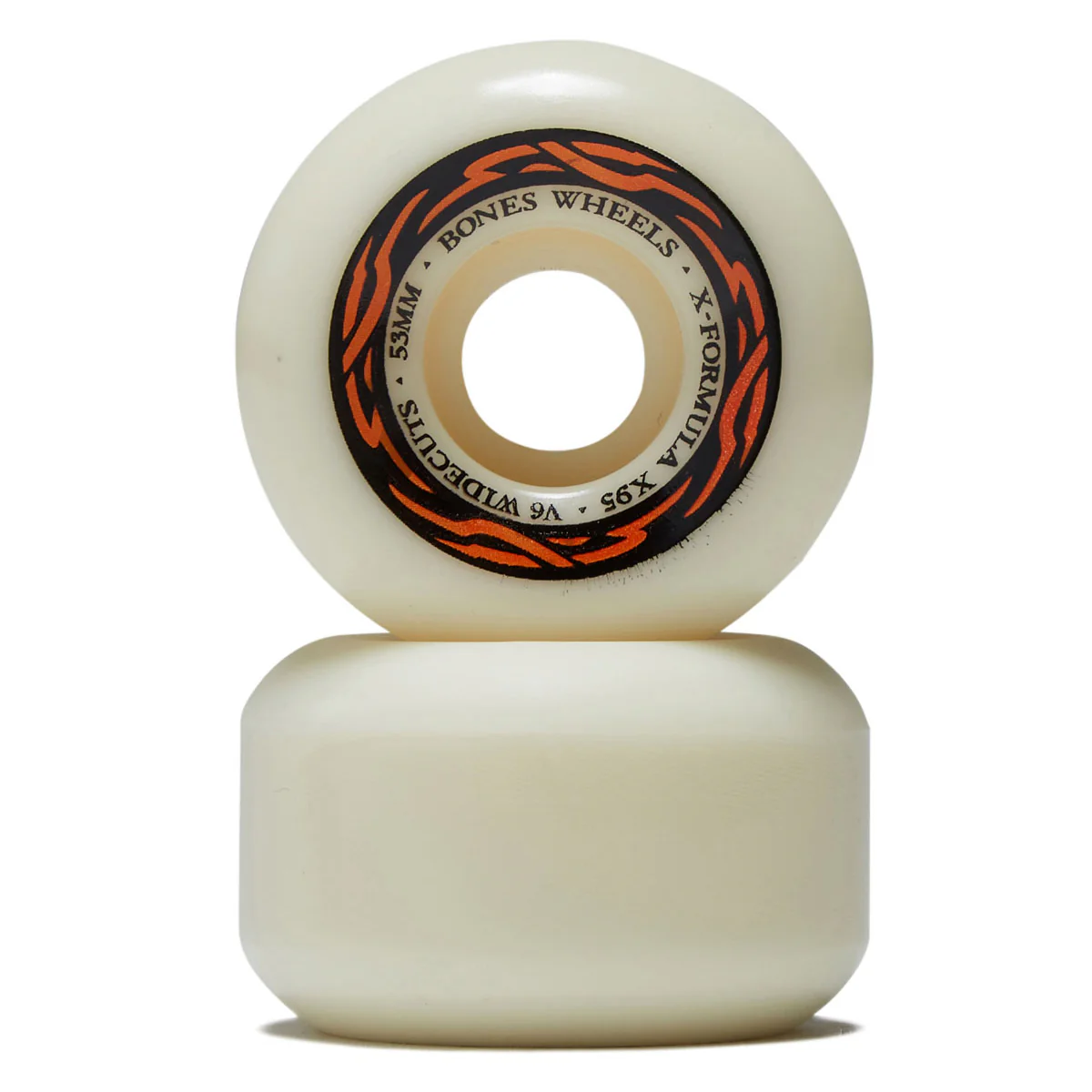Bones X-Formula Widecuts 95a V6 Wide-Cut Skateboard Wheels - 53mm - Image 2
