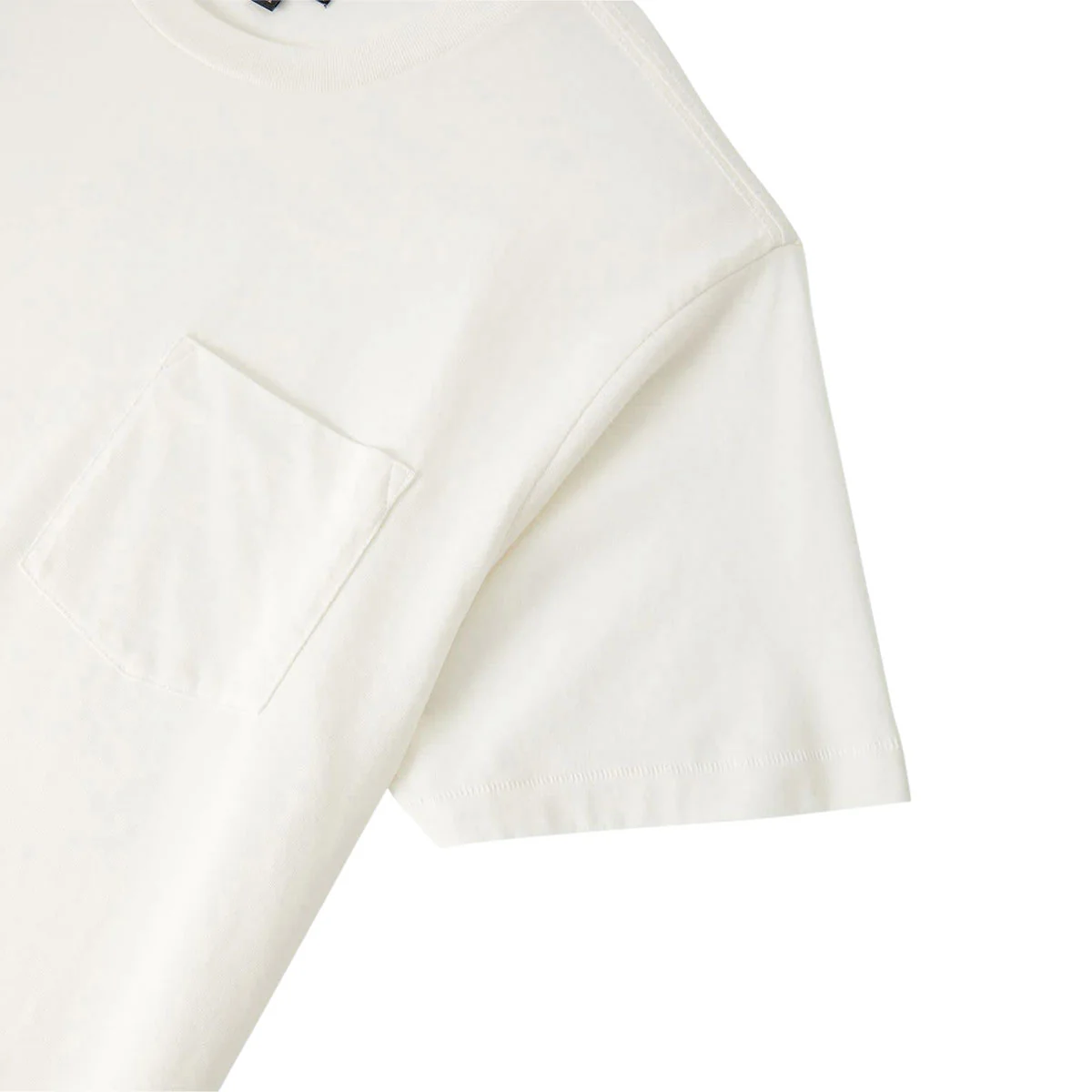 Brixton Baseline Pocket T-Shirt - Off White Vintage Wash - Image 3