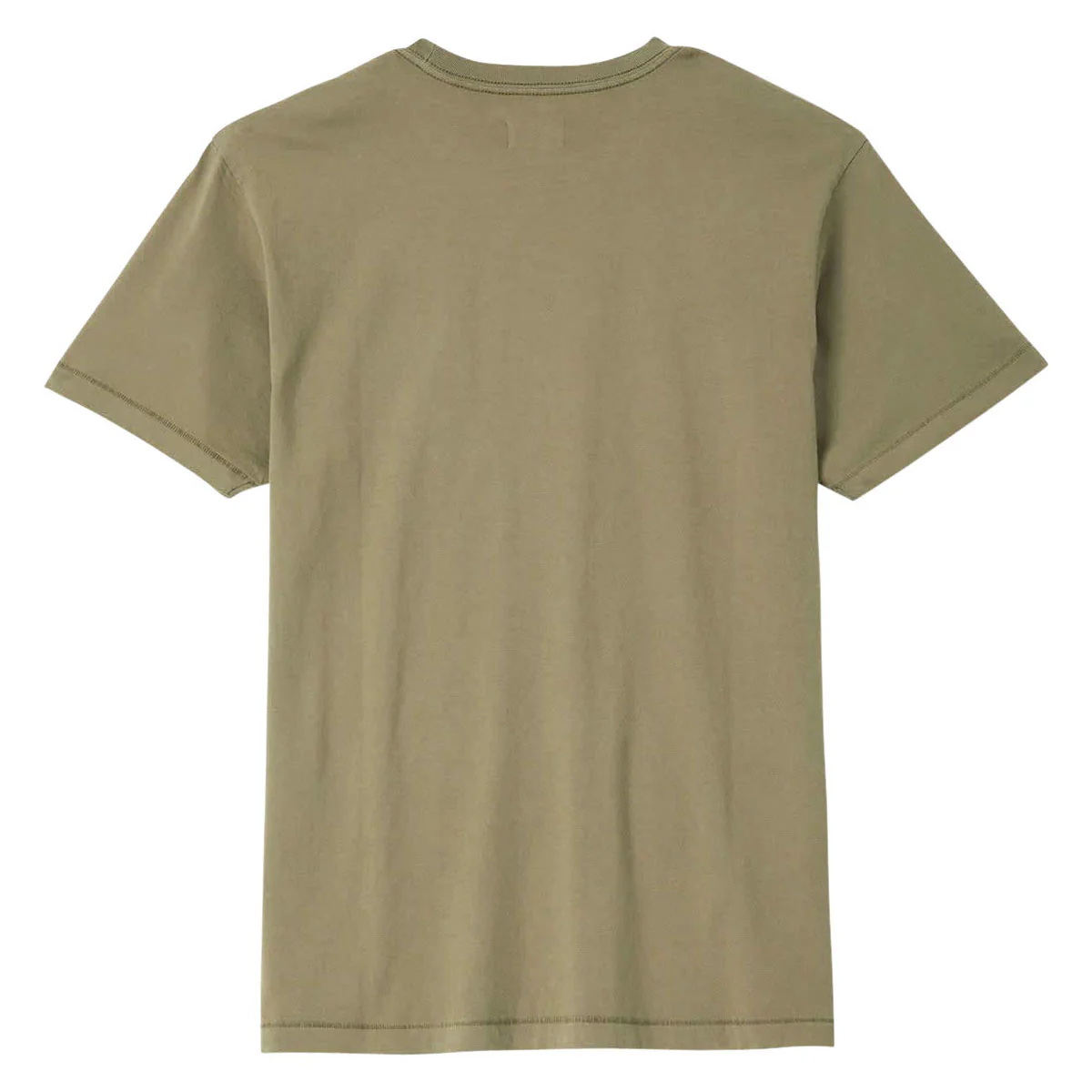 Brixton Baseline Pocket T-Shirt - Olive Surplus Vintage Wash - Image 4