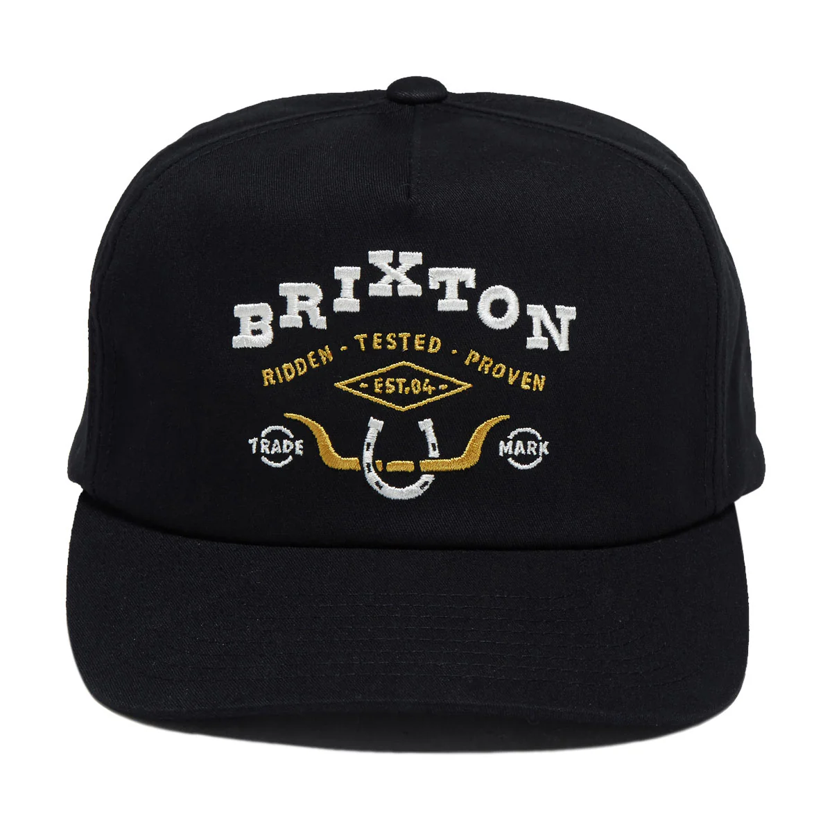 Brixton Beekman MP Snapback Hat - Black - Image 2