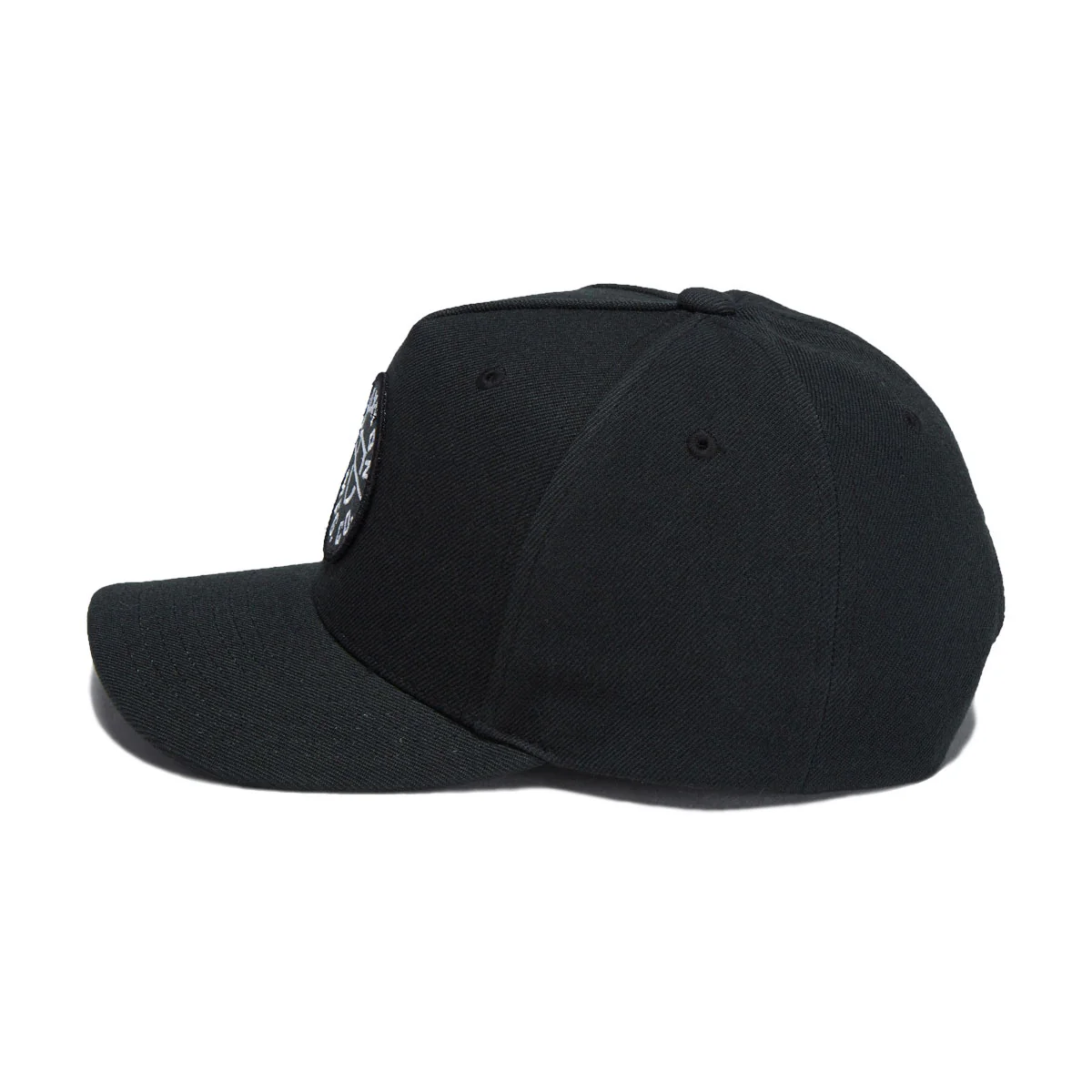 Brixton Crest C Mp Snapback Hat - Black - Image 4