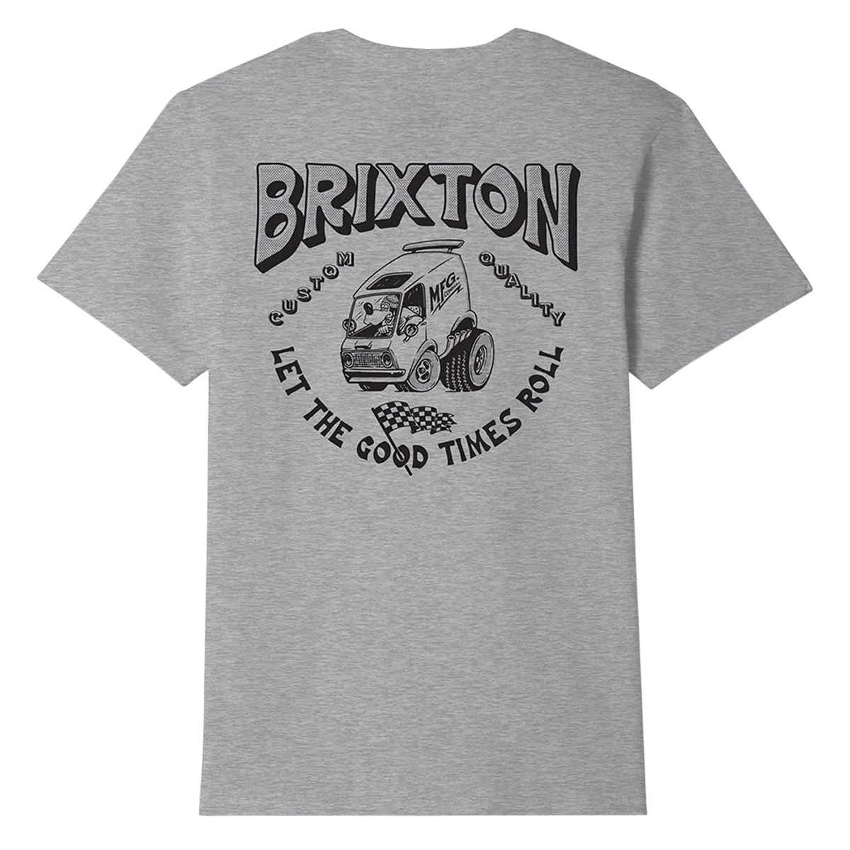 Brixton Garnet T-Shirt - Heather Grey
