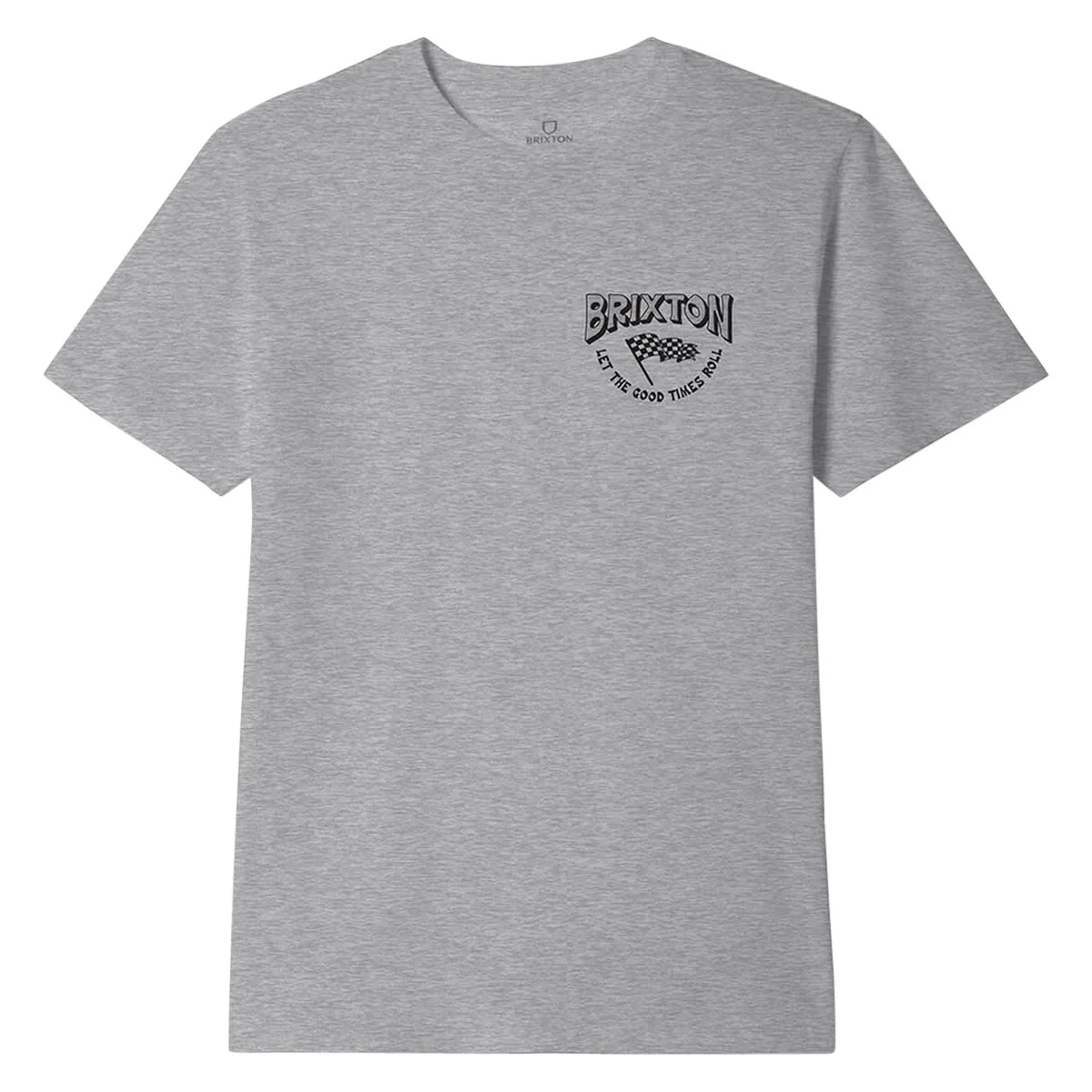 Brixton Garnet T-Shirt - Heather Grey - Image 2