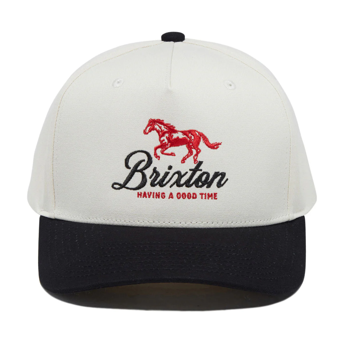 Brixton Good Times C Mp Snapback Hat - Black/Whitecap - Image 2