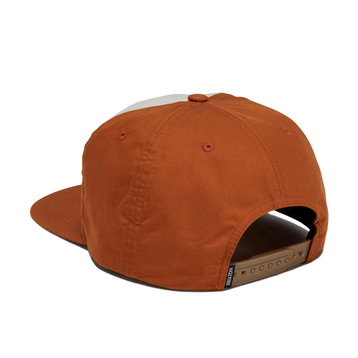 Brixton Grade Snapback Hat - Whitecap/Caramel - Image 2