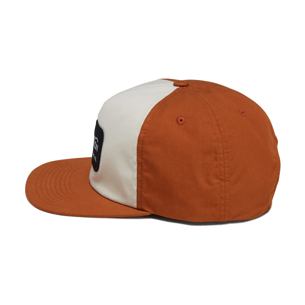 Brixton Grade Snapback Hat - Whitecap/Caramel - Image 3