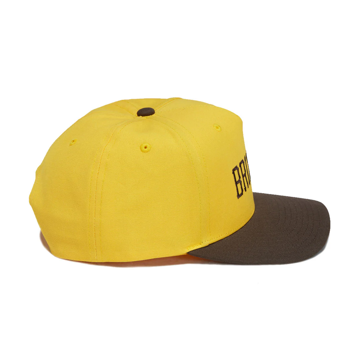 Brixton Homerun Snapback Hat - Golden Hour/Walnut Brown - Image 4