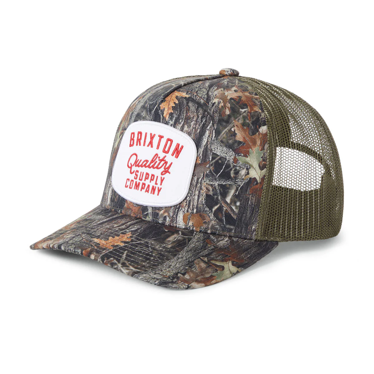 Brixton Hubal C Np Mp Trucker Hat - Tree Camo/Olive