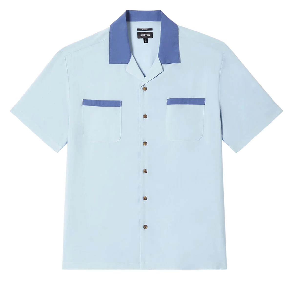 Brixton Lafayette Shirt - Blue Aura