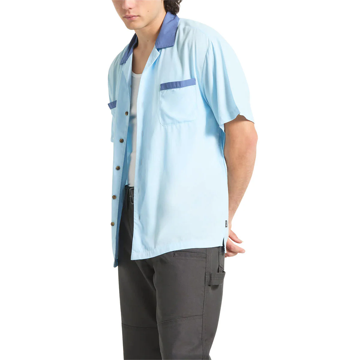 Brixton Lafayette Shirt - Blue Aura - Image 5