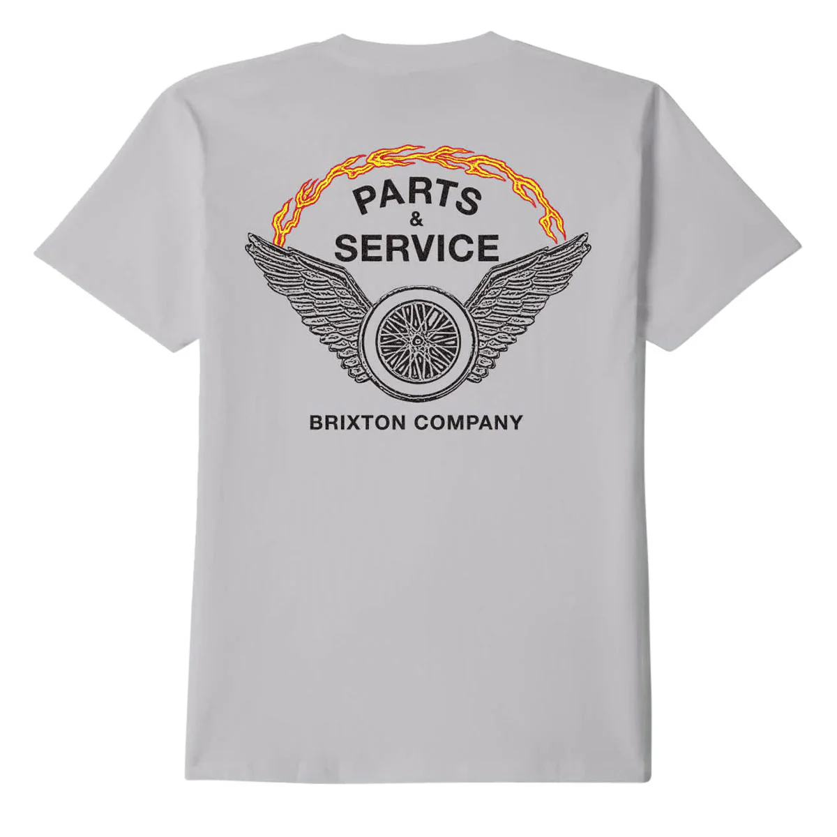 Brixton Leeway T-Shirt - Pebble Stone Worn Wash