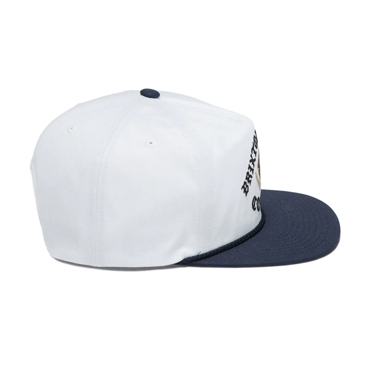 Brixton Morado Mp Snapback Hat - Midnight Blue/White - Image 3