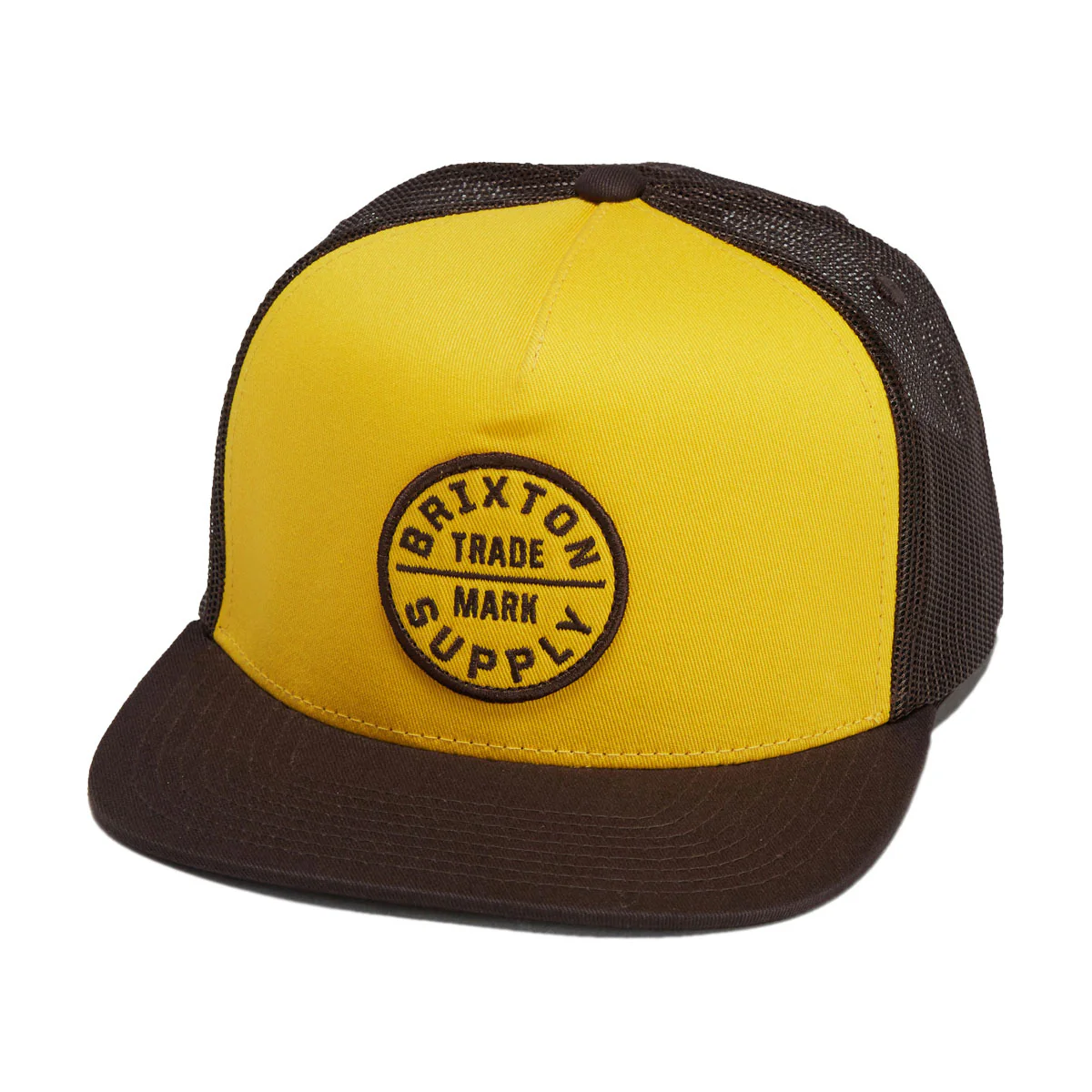 Brixton Oath Mp Trucker Hat - Golden Hour/Coco