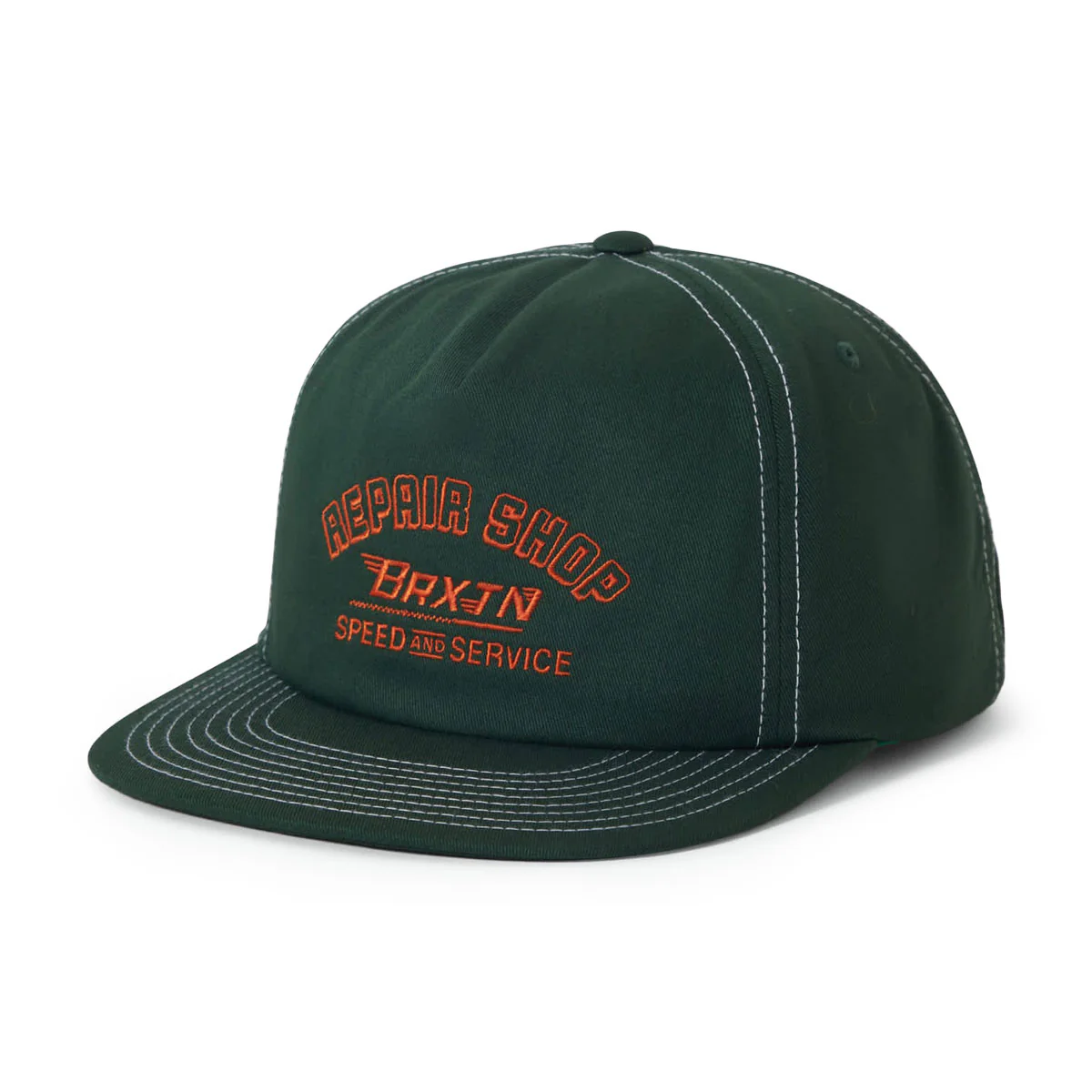 Brixton Repair Shop HP Snapback Hat - Primal Green