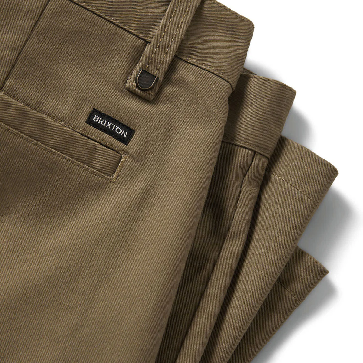 Brixton Santo Chino Shorts - Khaki - Image 6