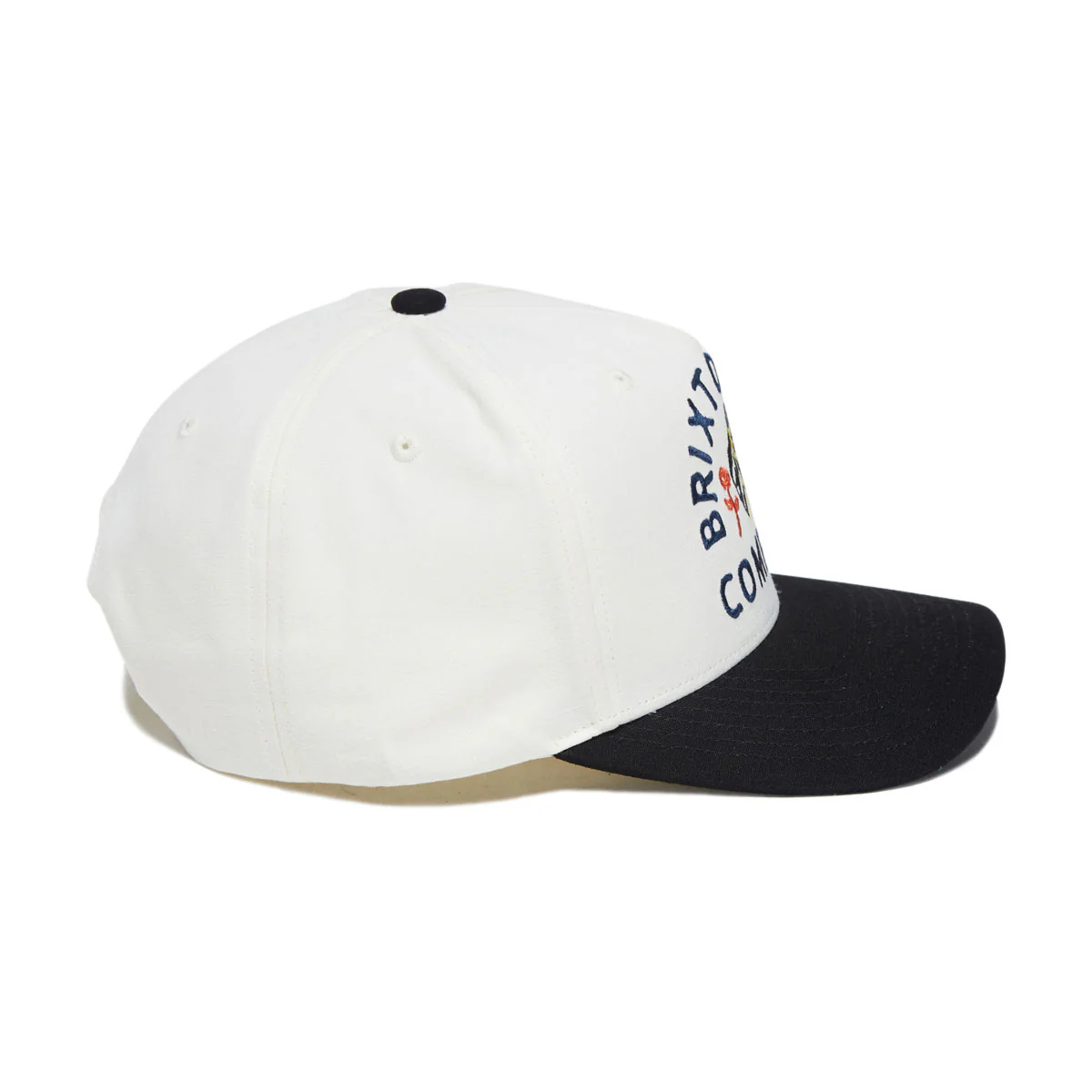 Brixton Trophy Horse C Netplus MP Snapback Hat - Black/Off White - Image 3