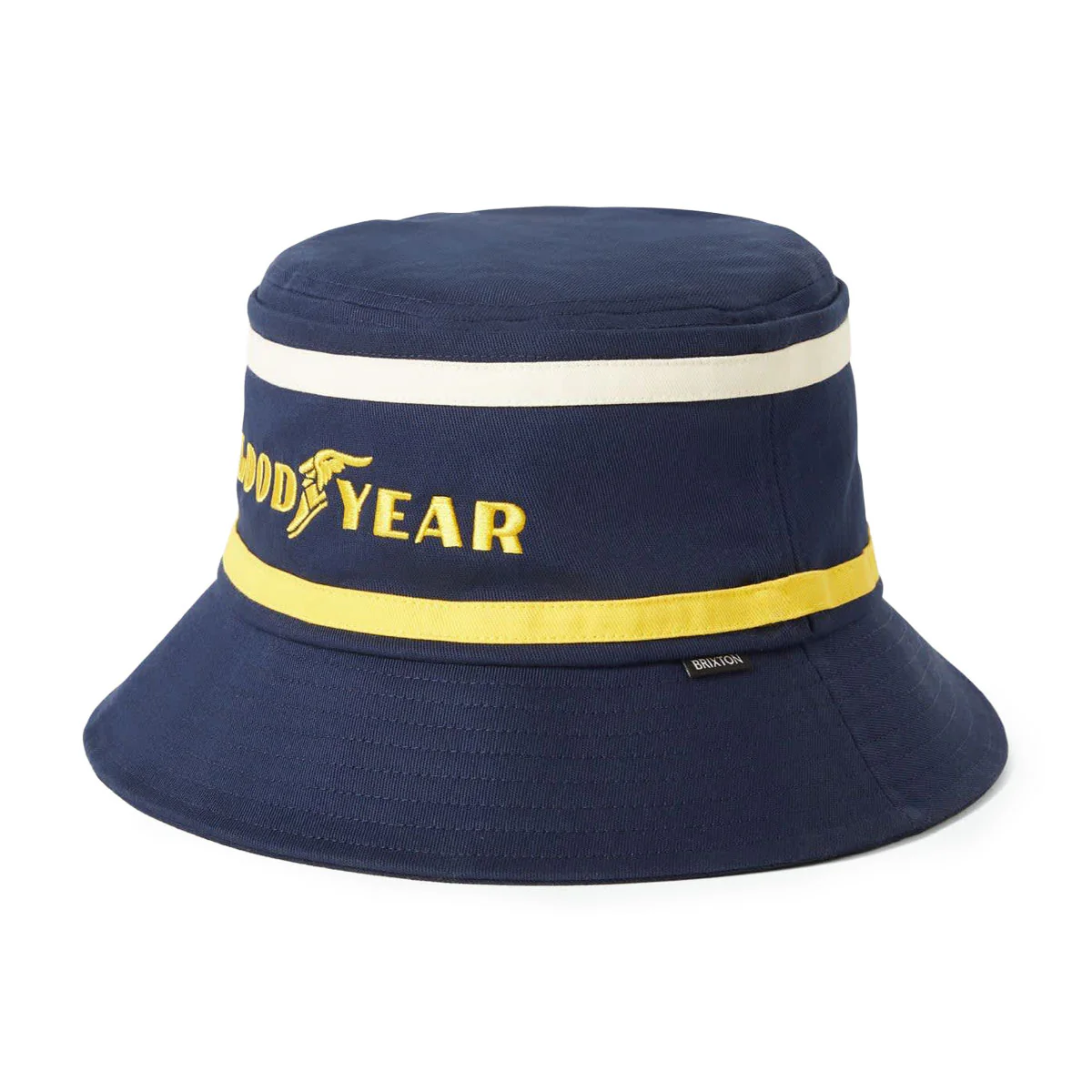 Brixton x Goodyear Service Bucket Hat - Navy - Image 2