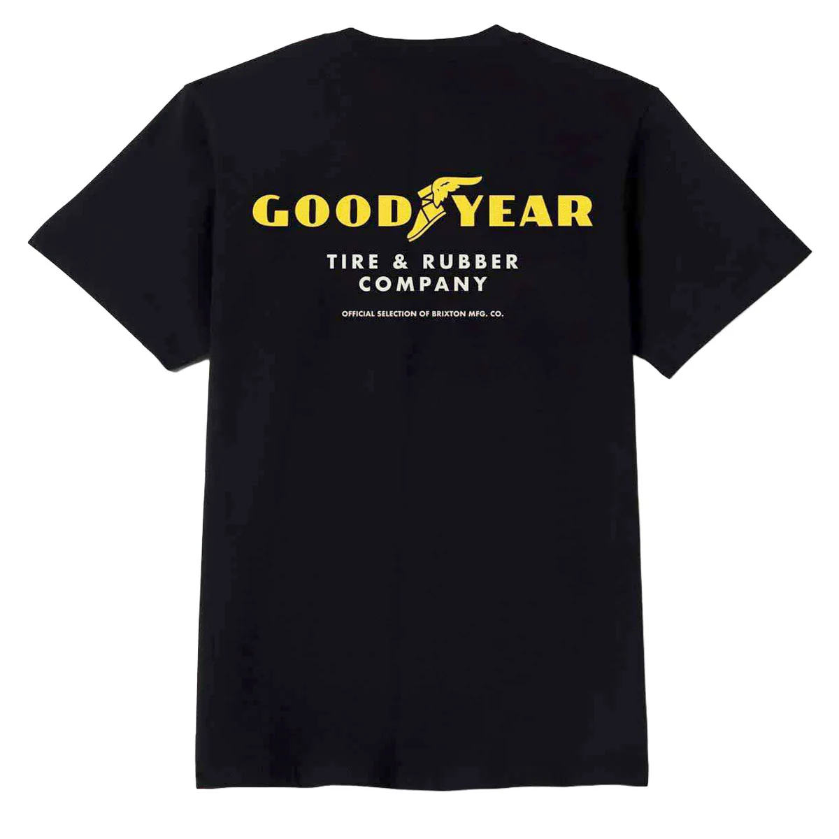 Brixton x Goodyear Service Pocket T-Shirt - Black - Image 2