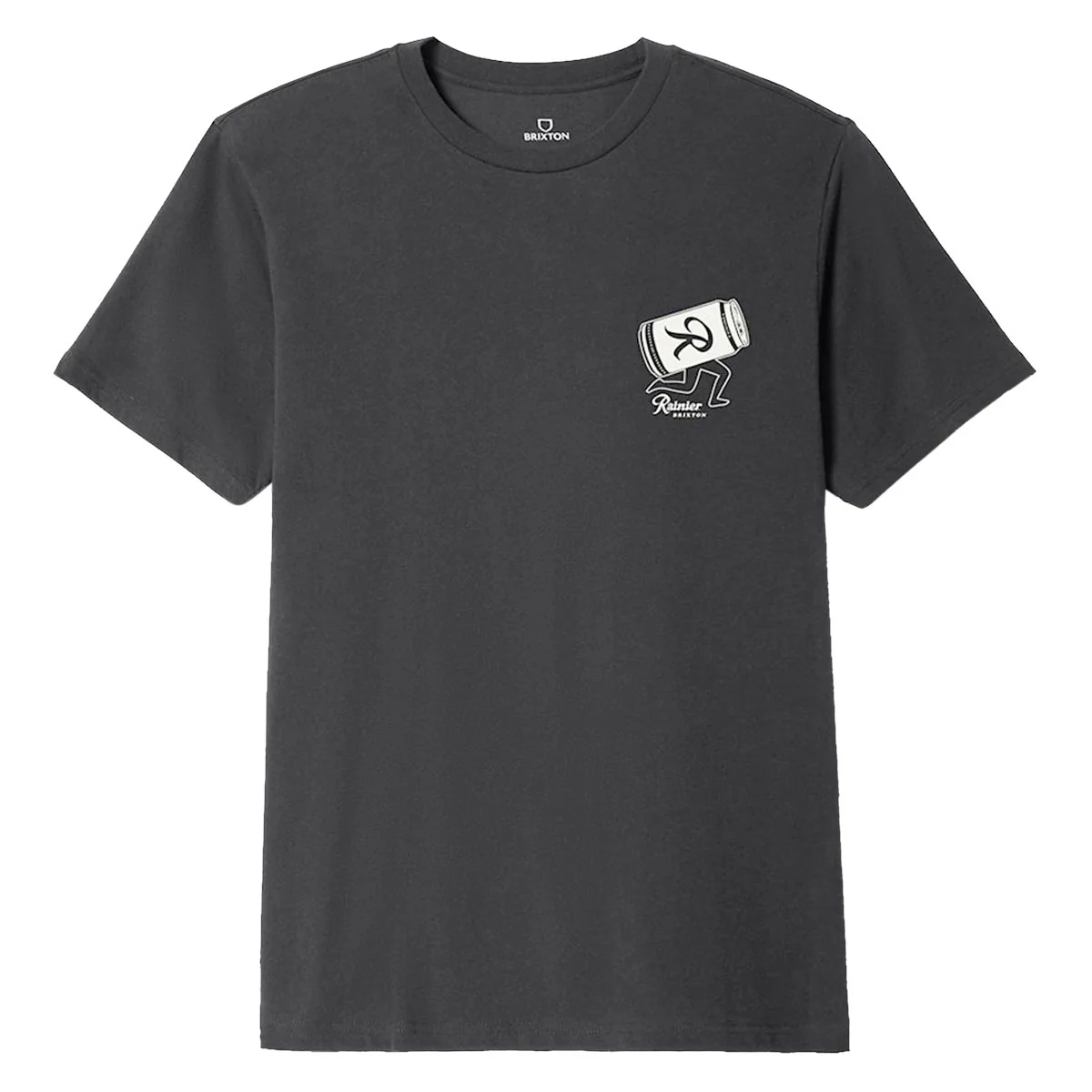 Brixton x Rainier Beer Run T-Shirt - Black