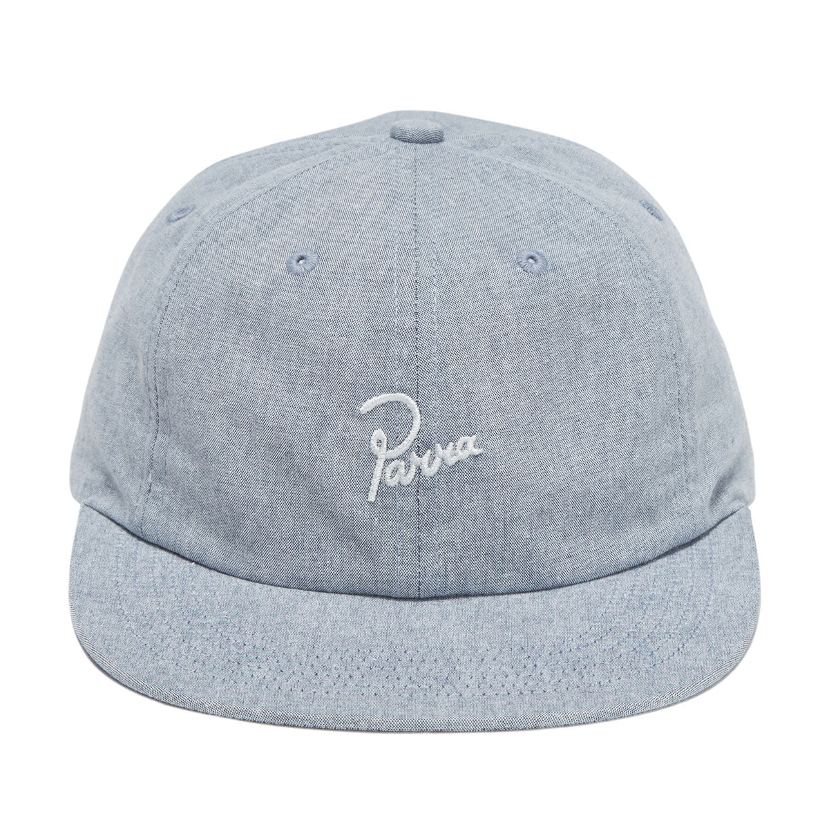 By Parra Signature 6 Panel Hat - Blue Chambrey - Image 2