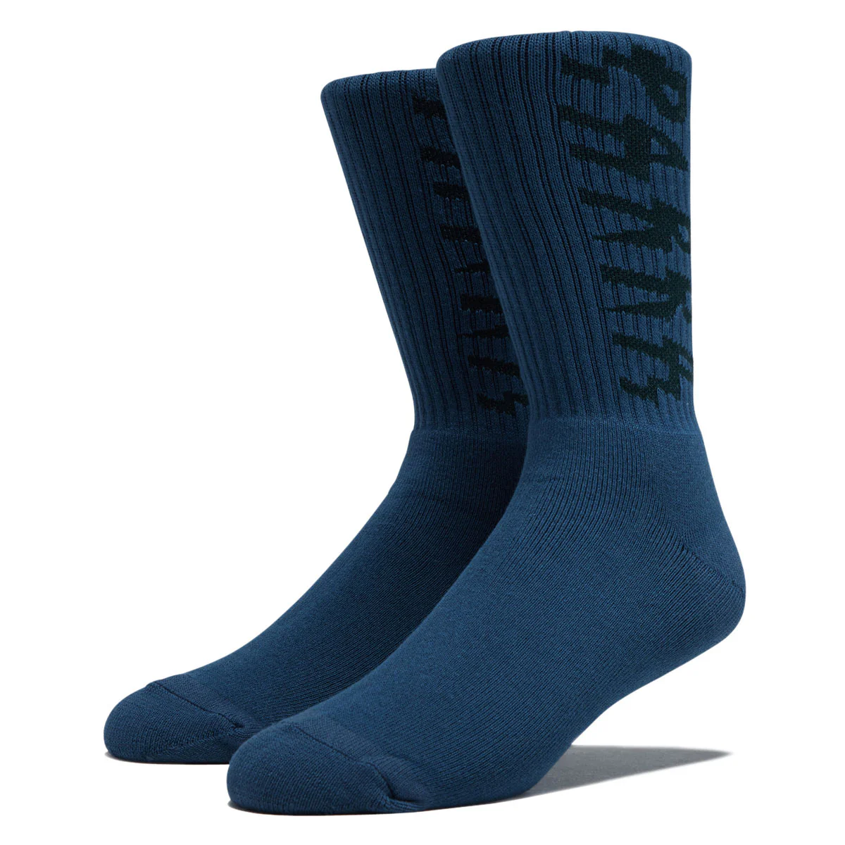 By Parra Spiked Logo Crew Socks - Dark Mallard Green