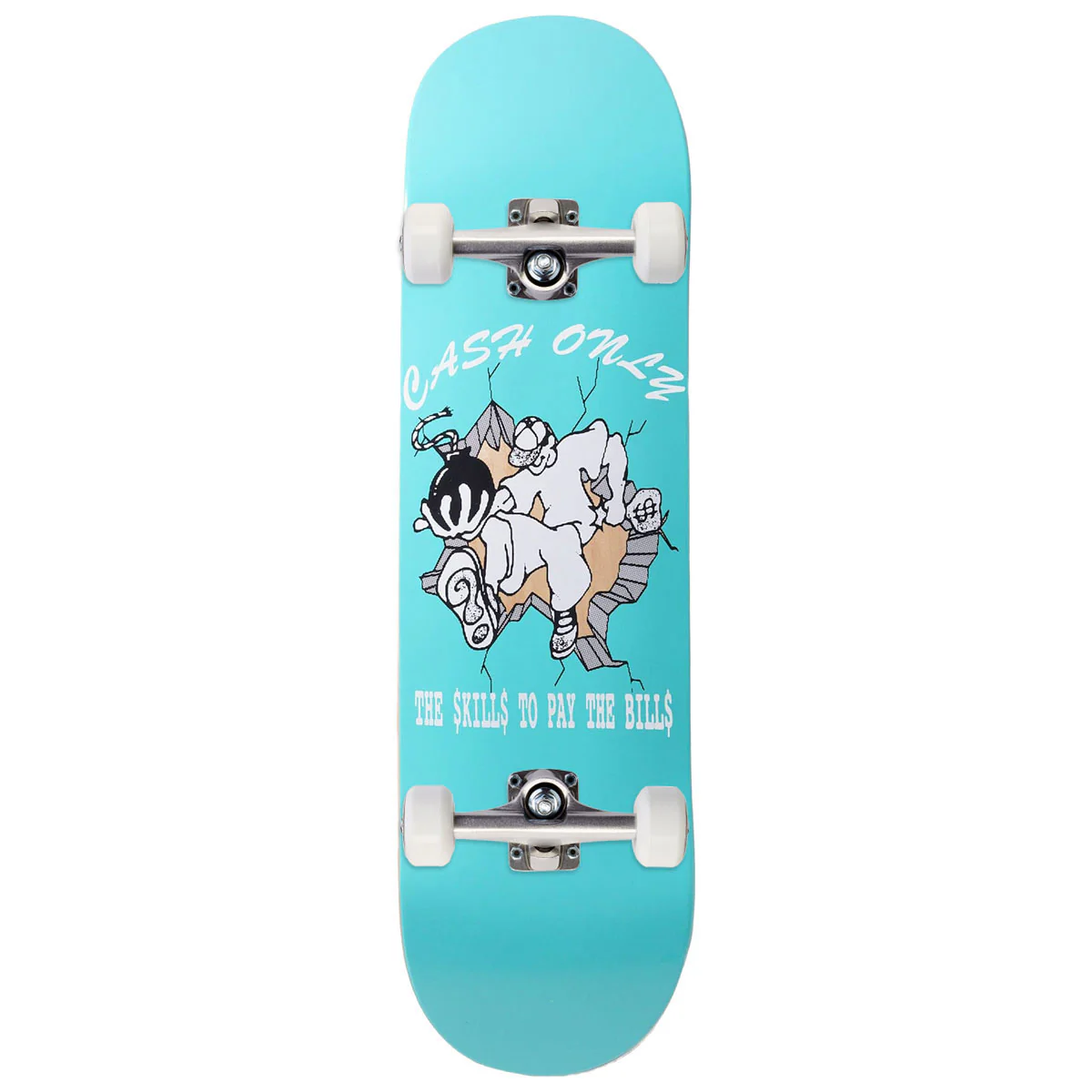 Cash Only Skills Skateboard Complete - 8.25"