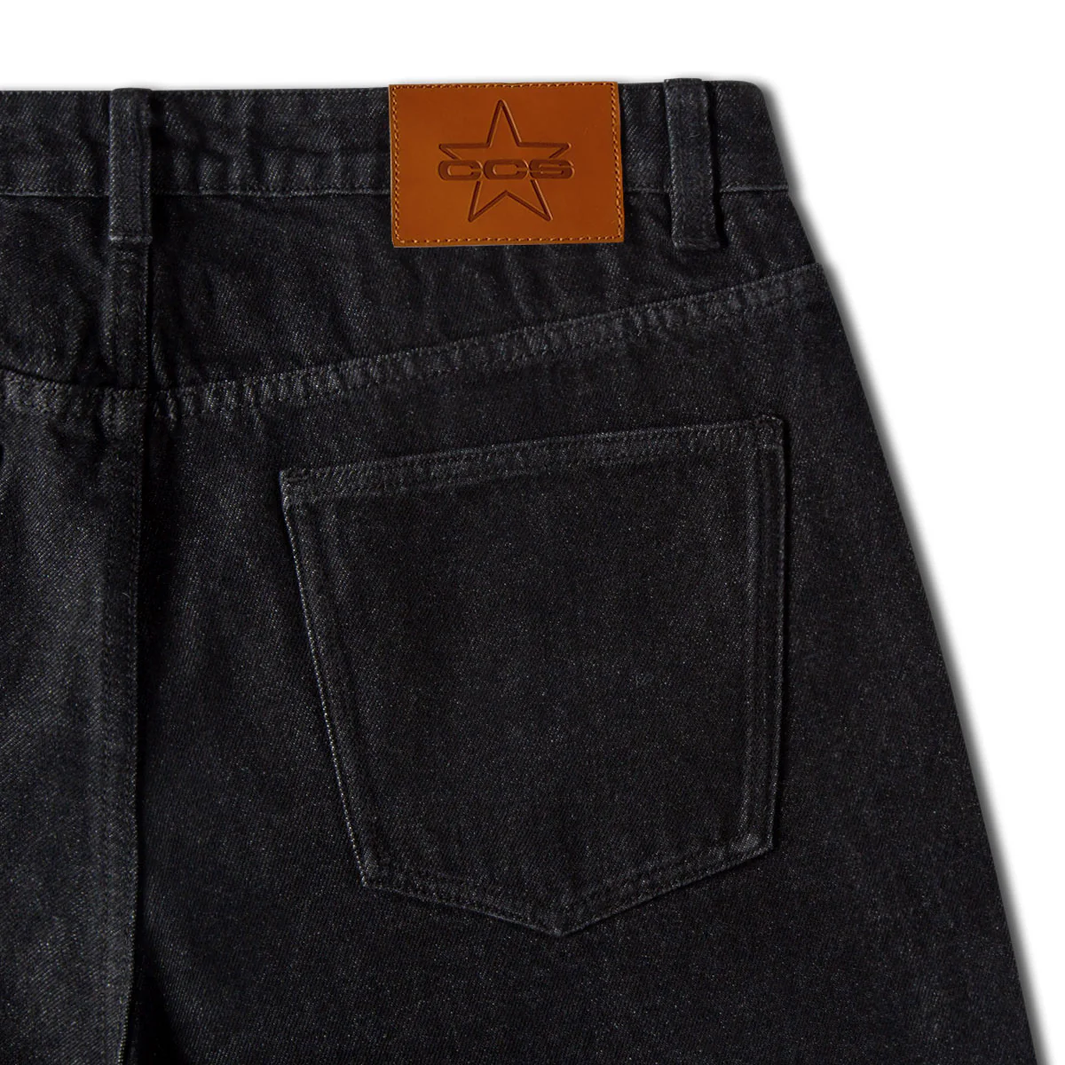 CCS 97 Star Denim Shorts - Old Black - Image 7