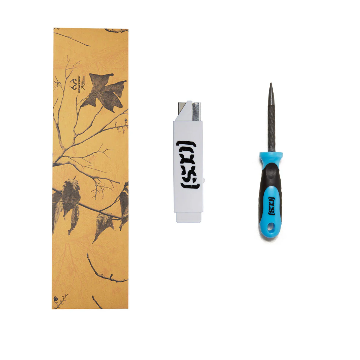 CCS All In One Grip Tape Skate Bundle - Realtree Blaze