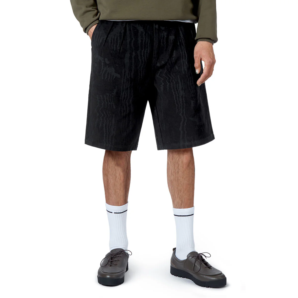 CCS Amoir Libre Pleated Shorts - Black Distortion