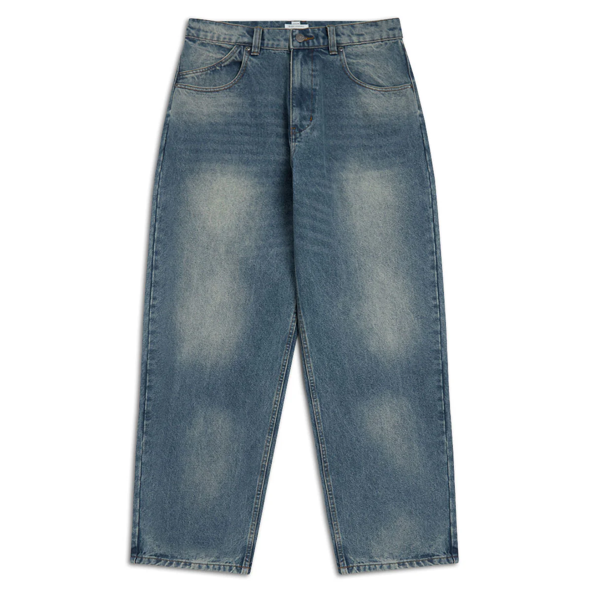 CCS Baggy Straight Denim Jeans - Sun Bleach Wash - Image 3