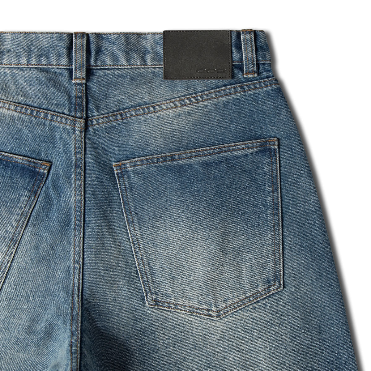 CCS Baggy Straight Denim Jeans - Sun Bleach Wash - Image 8