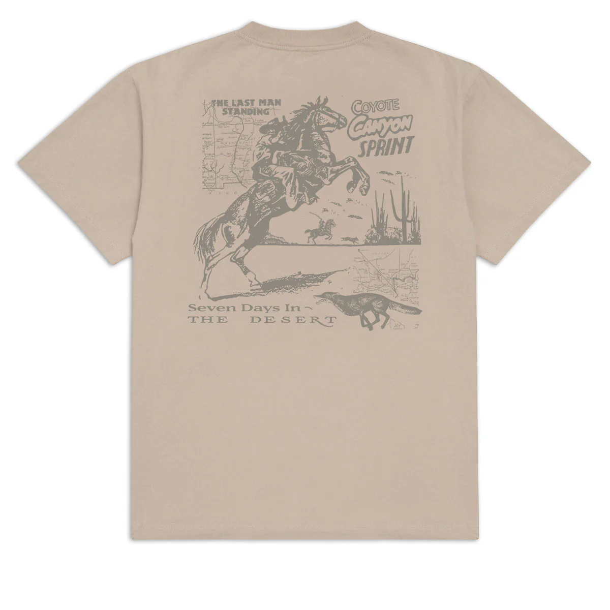 CCS Bootleg Coyote Canyon Sprint T-Shirt - Sand
