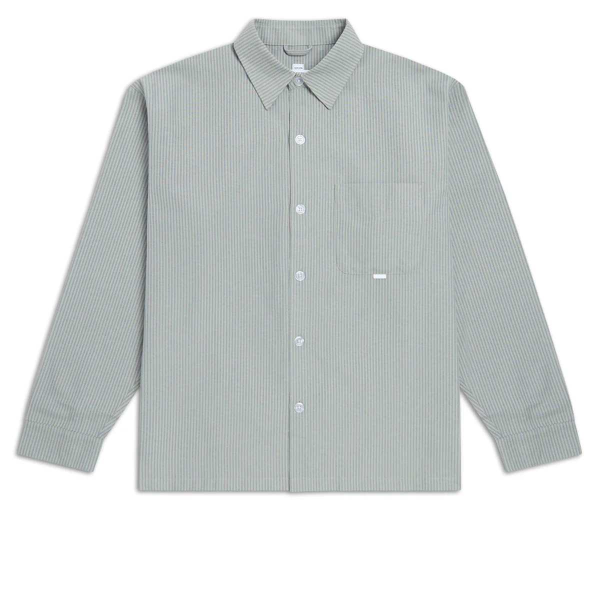 CCS Box Oxford Shirt - Green Stripe - Image 2