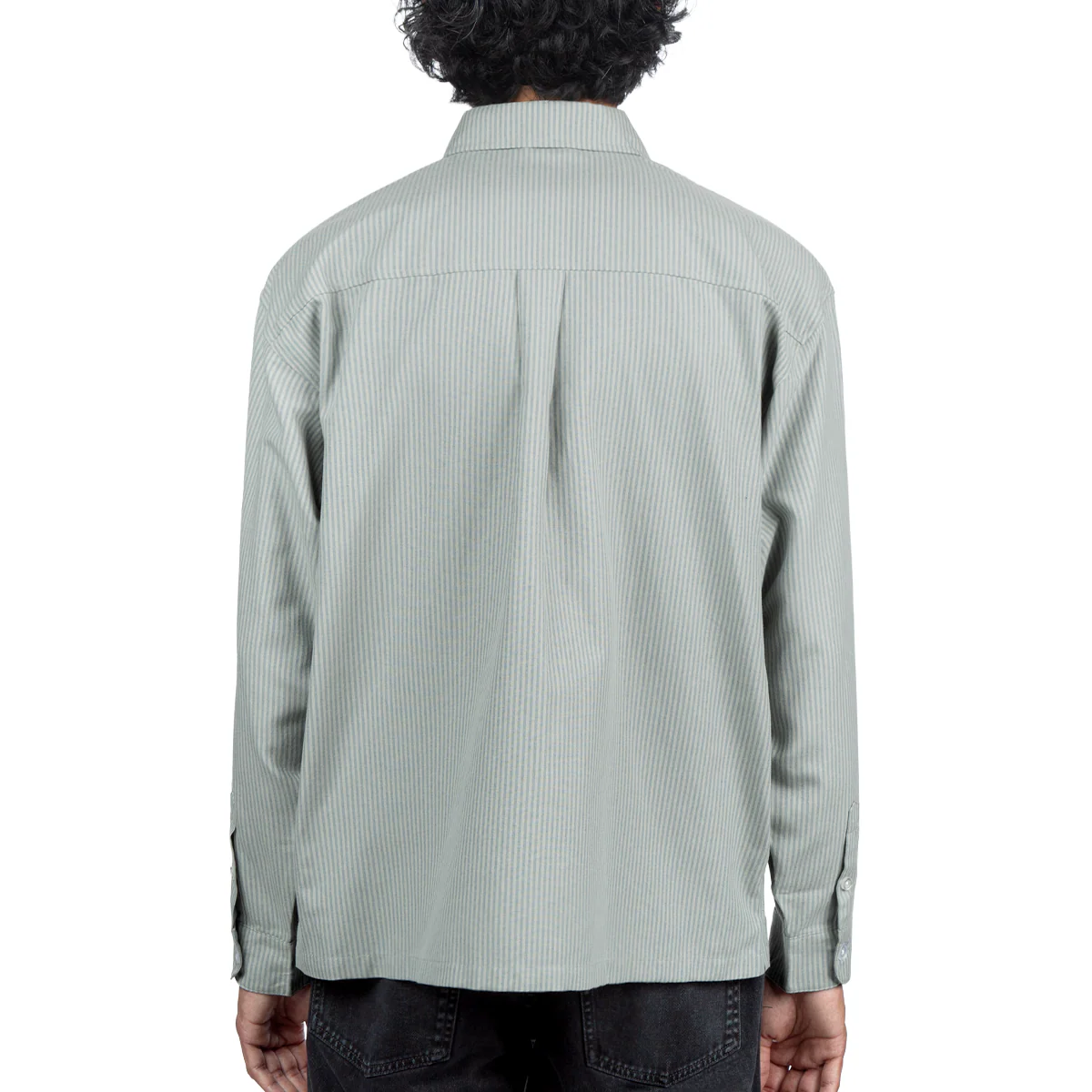 CCS Box Oxford Shirt - Green Stripe - Image 4