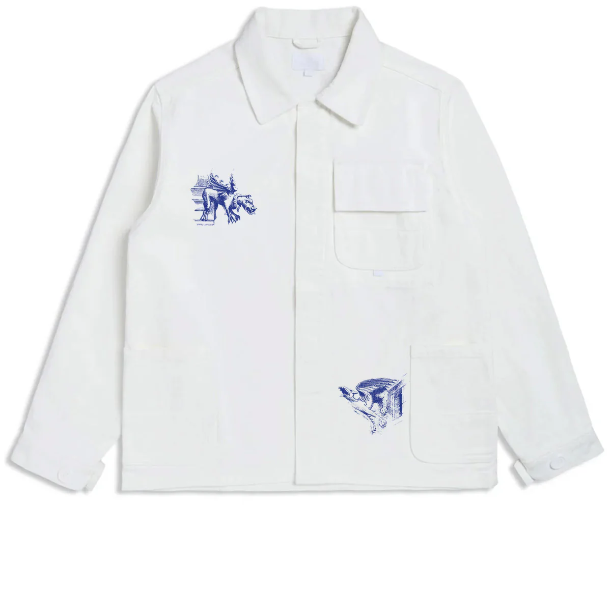 CCS Cathedral French Chore Coat - White