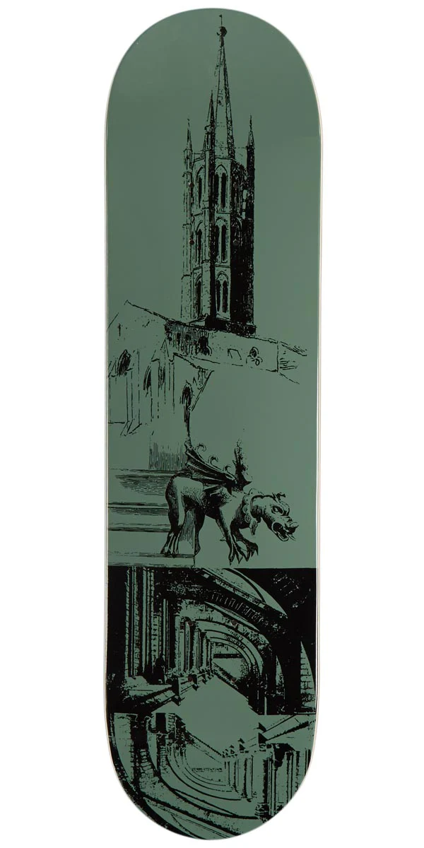 CCS Cathedral Skateboard Deck - Olive