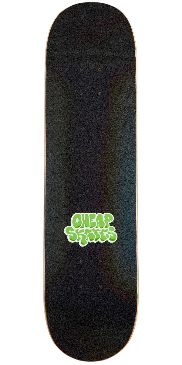 CCS Cheap Skates Tag Glitter Skateboard Deck - Black - 8.00"