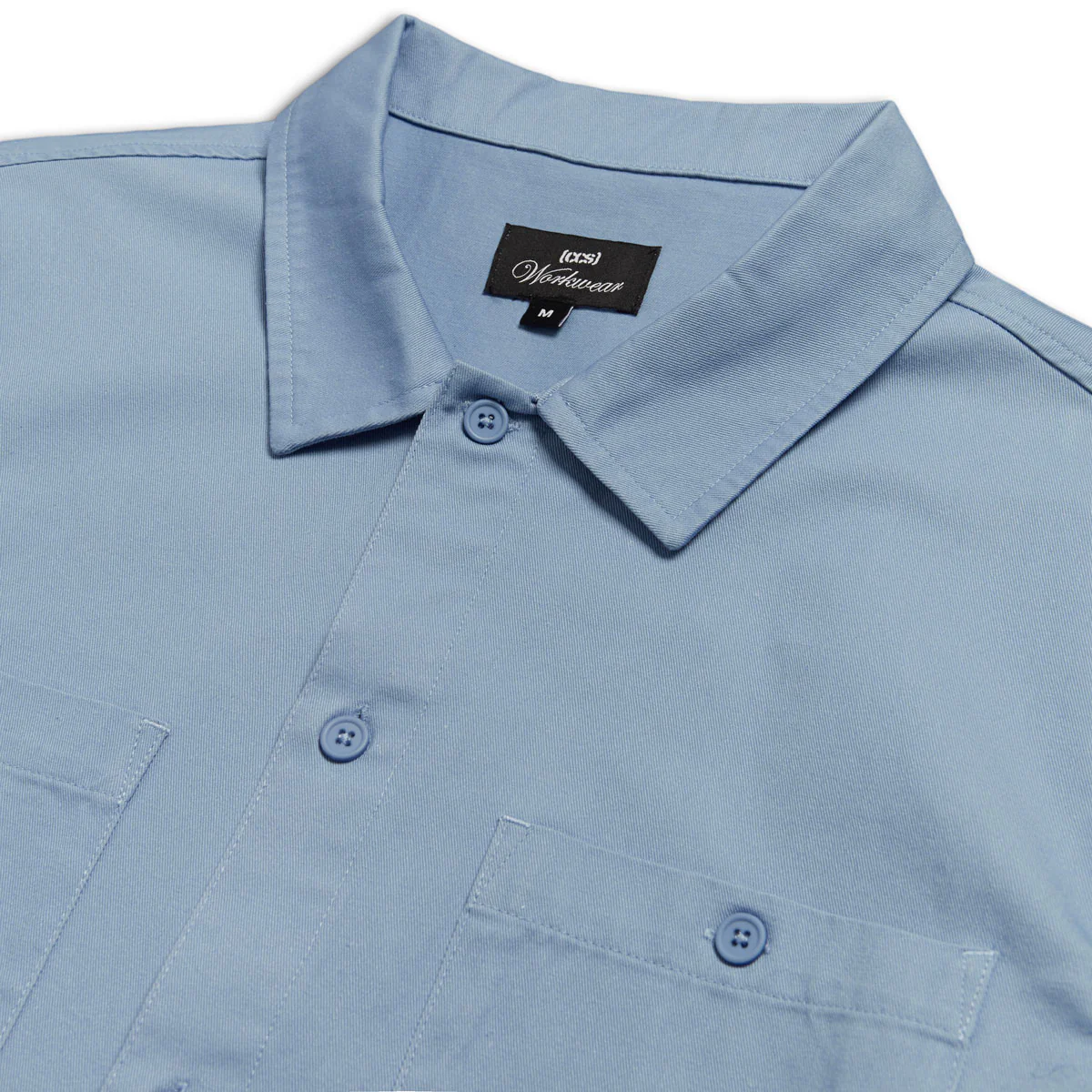 CCS Custom Embroidered Work Shirt - Light Blue - Image 3