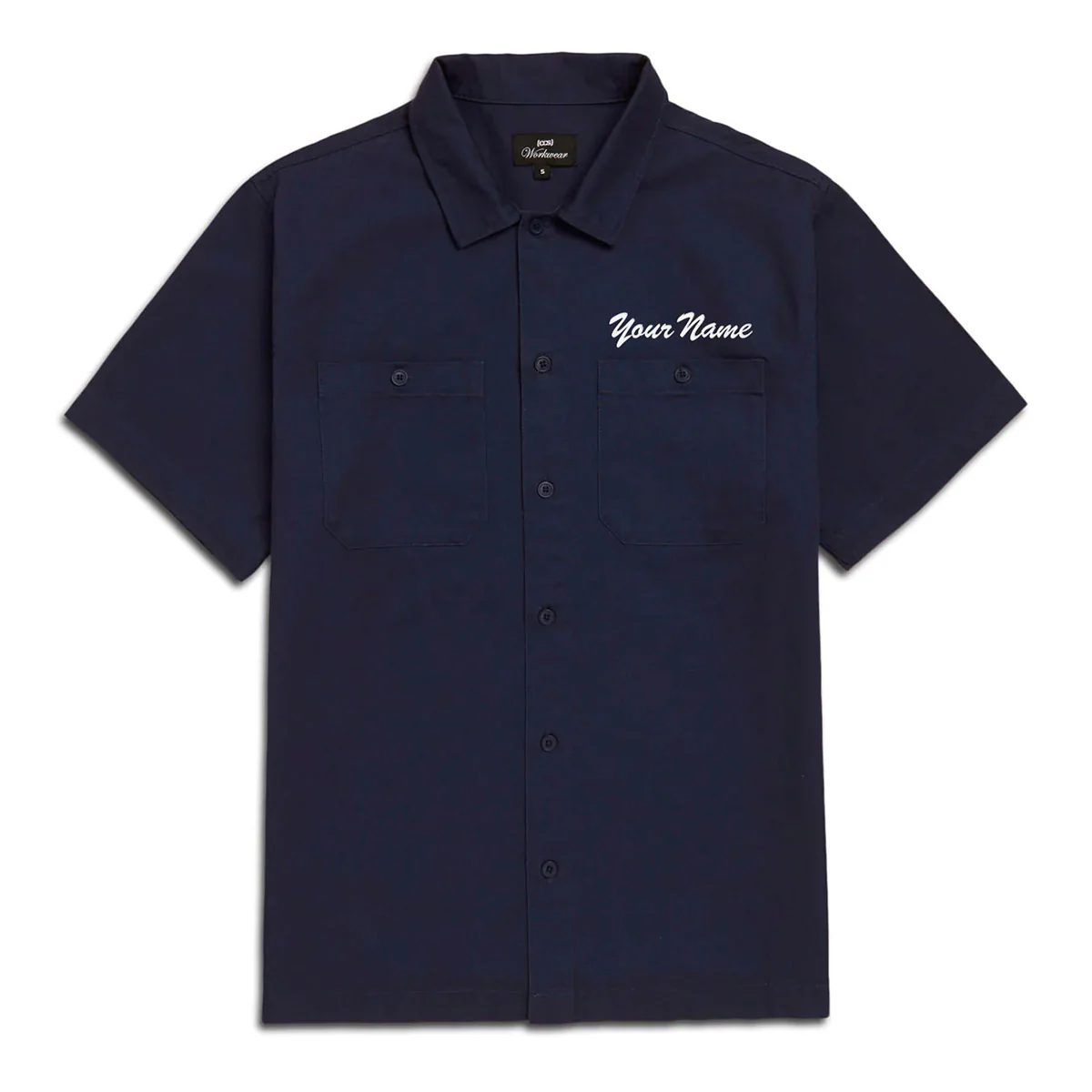 CCS Custom Embroidered Work Shirt - Navy