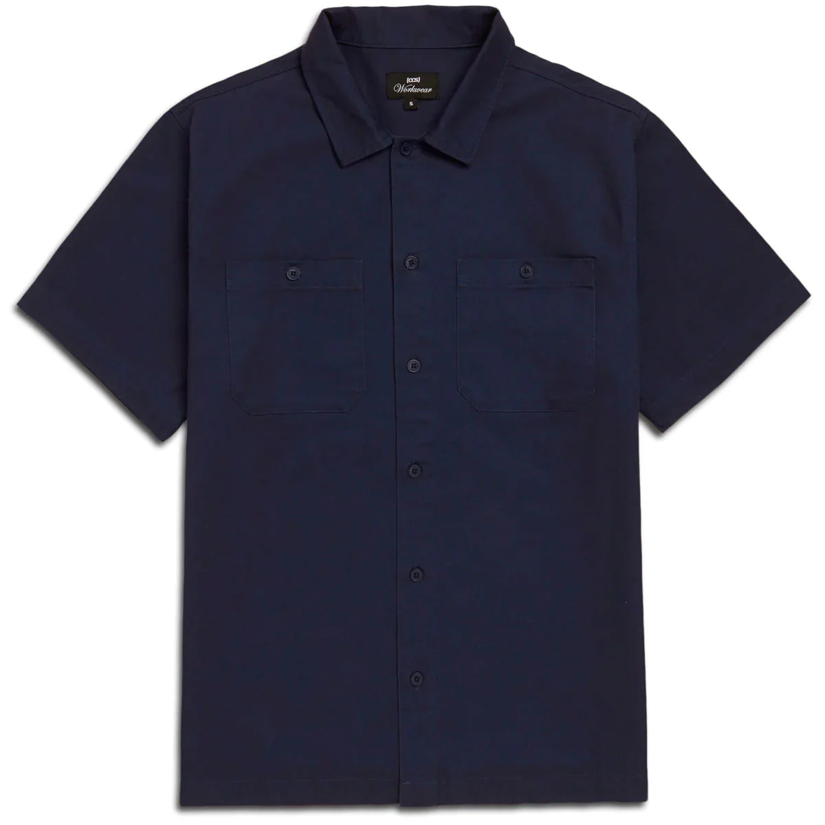 CCS Custom Embroidered Work Shirt - Navy - XXL