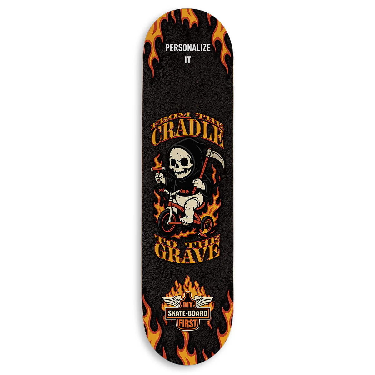 CCS Customs Birthday Skateboard Deck - Cradle 2 Grave - 8.375"