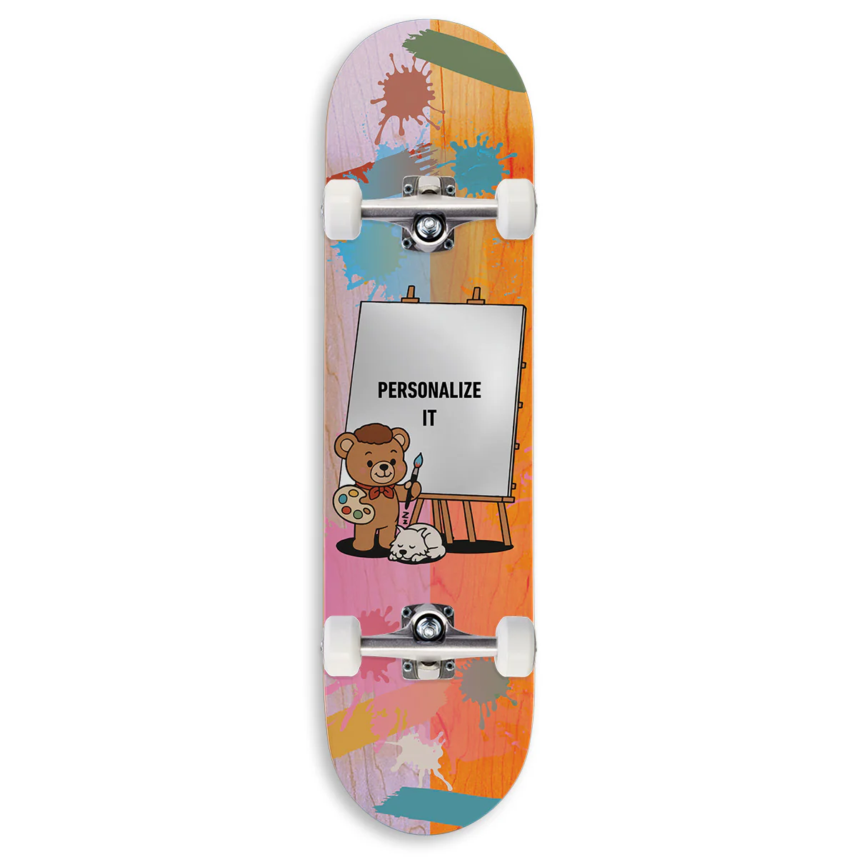 CCS Customs Photo Moments Skateboard Complete - Bear Painting
