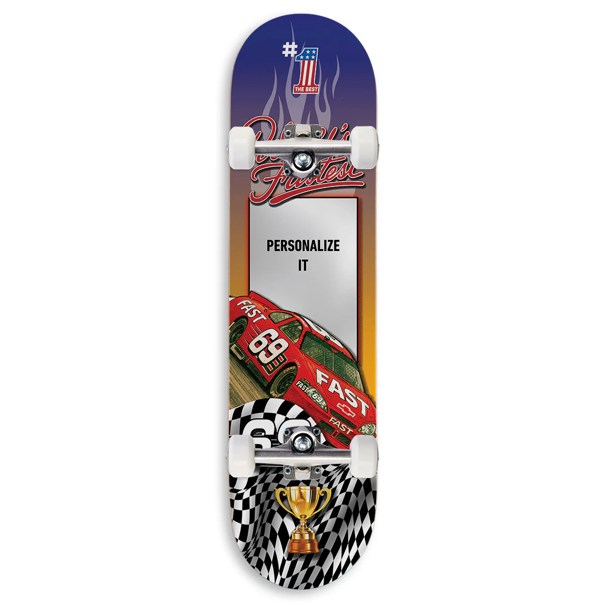 CCS Customs Photo Moments Skateboard Complete - Fastest Man