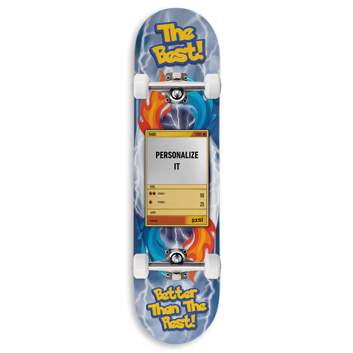 CCS Customs Photo Moments Skateboard Complete - Trading Card Game - 8.25"